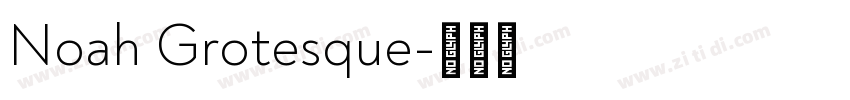 Noah Grotesque字体转换